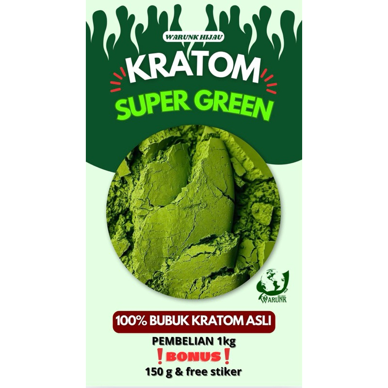 

*Bubuk Hijau Nano S+ Original Borneo.*