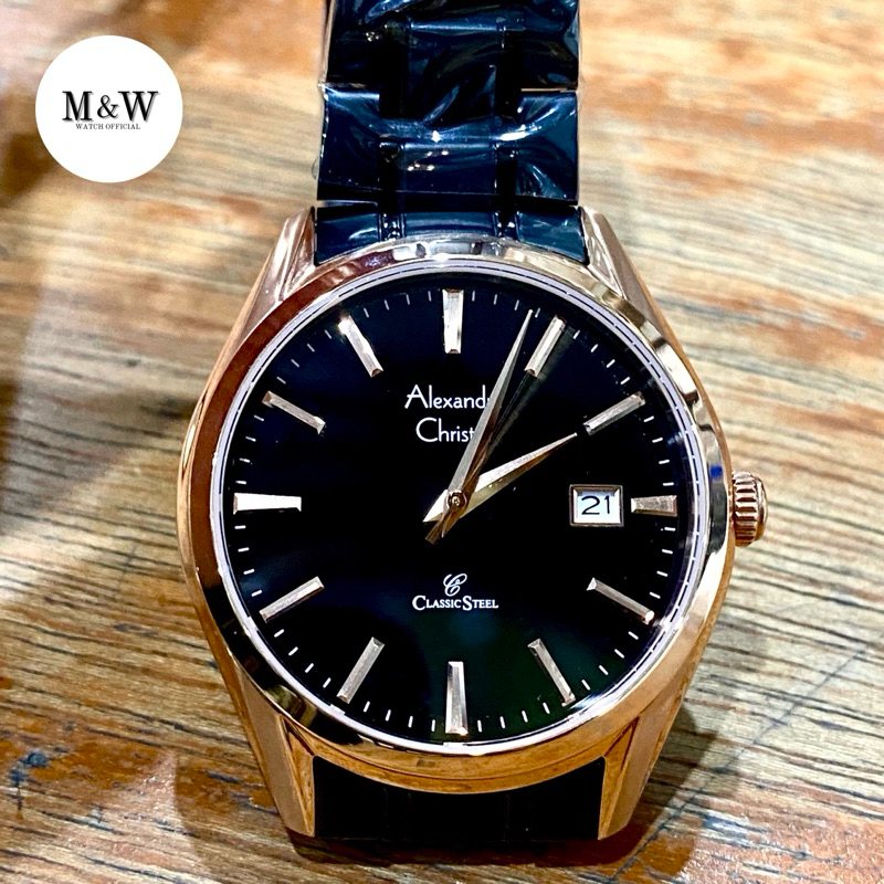 JAM TANGAN PRIA ALEXANDRE CHRISTIE AC 8681 CLASSIC STEEL ORIGINAL