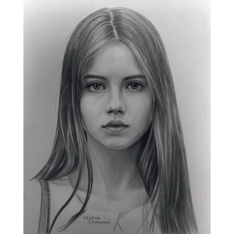 

Jasa sketsa wajah realis super mirip murah ( custom)