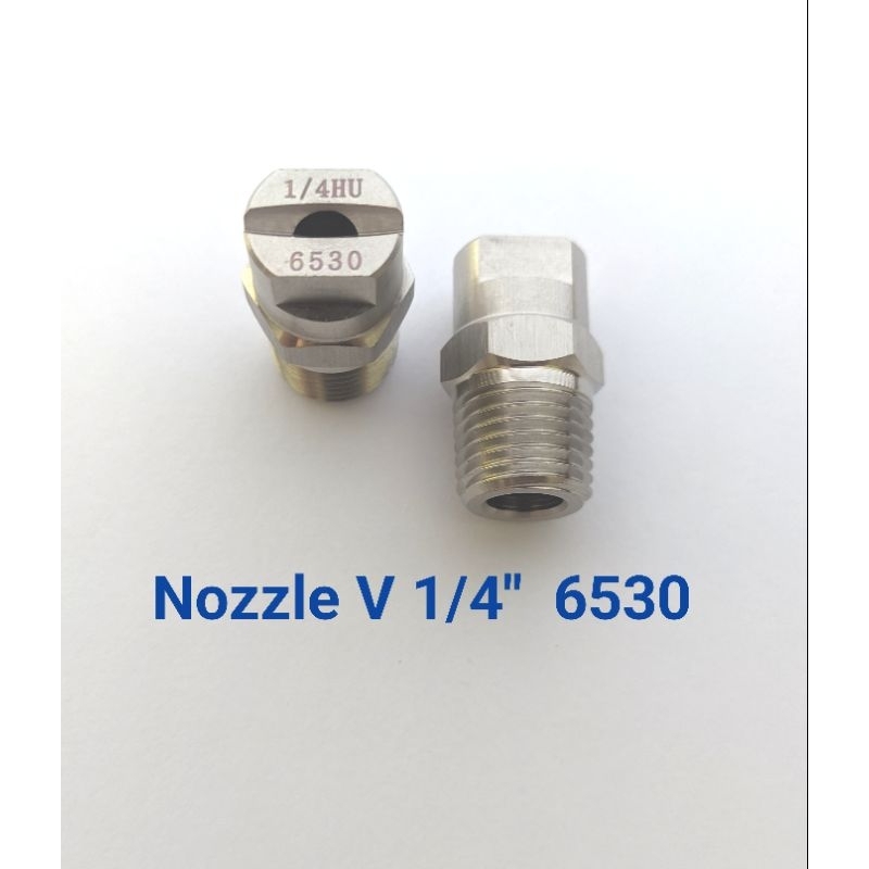 Nozzle V Jet Stainless 1/4 ( 6530 )