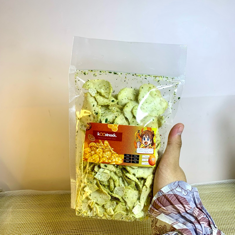

Basreng Koin Original Gurih Daun Jeruk 120gr, 250gr, 500gr, 1000gr| Koostnack Cemilan Snack Food Goreng Makanan