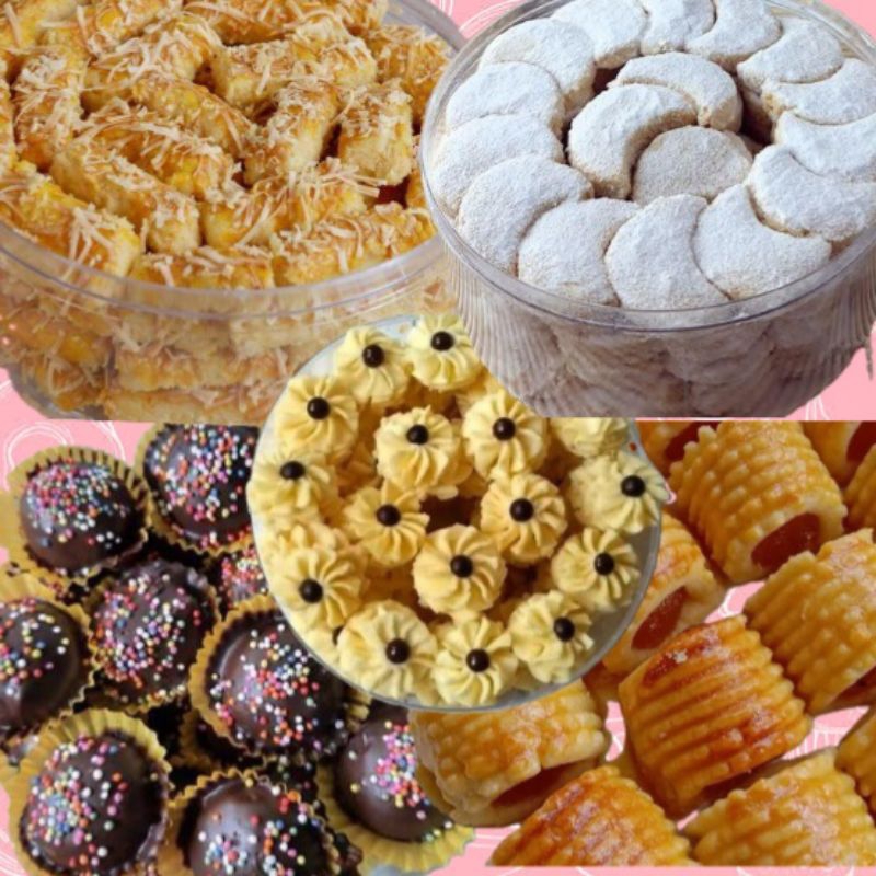 

KUE LEBARAN KUE NATAL KUKER (KASTANGEL,SALJU,NASTAR) 250gr