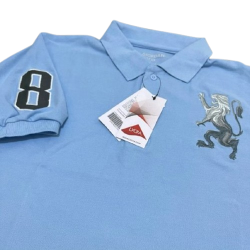 Baju Kaos Polo Shirt Pria Kaos Kerah GIORDANO 3D LION Premium / Giordano