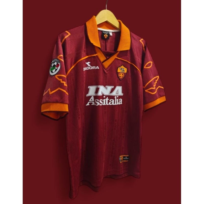 Jersey original as roma 1999/00 size L nns 10 francesco totti