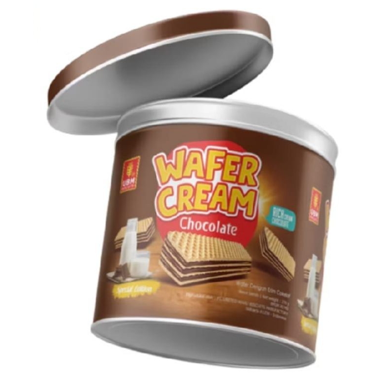 

(FLASH SALE) UBM Wafer Cream Chocolate Kaleng 280gr