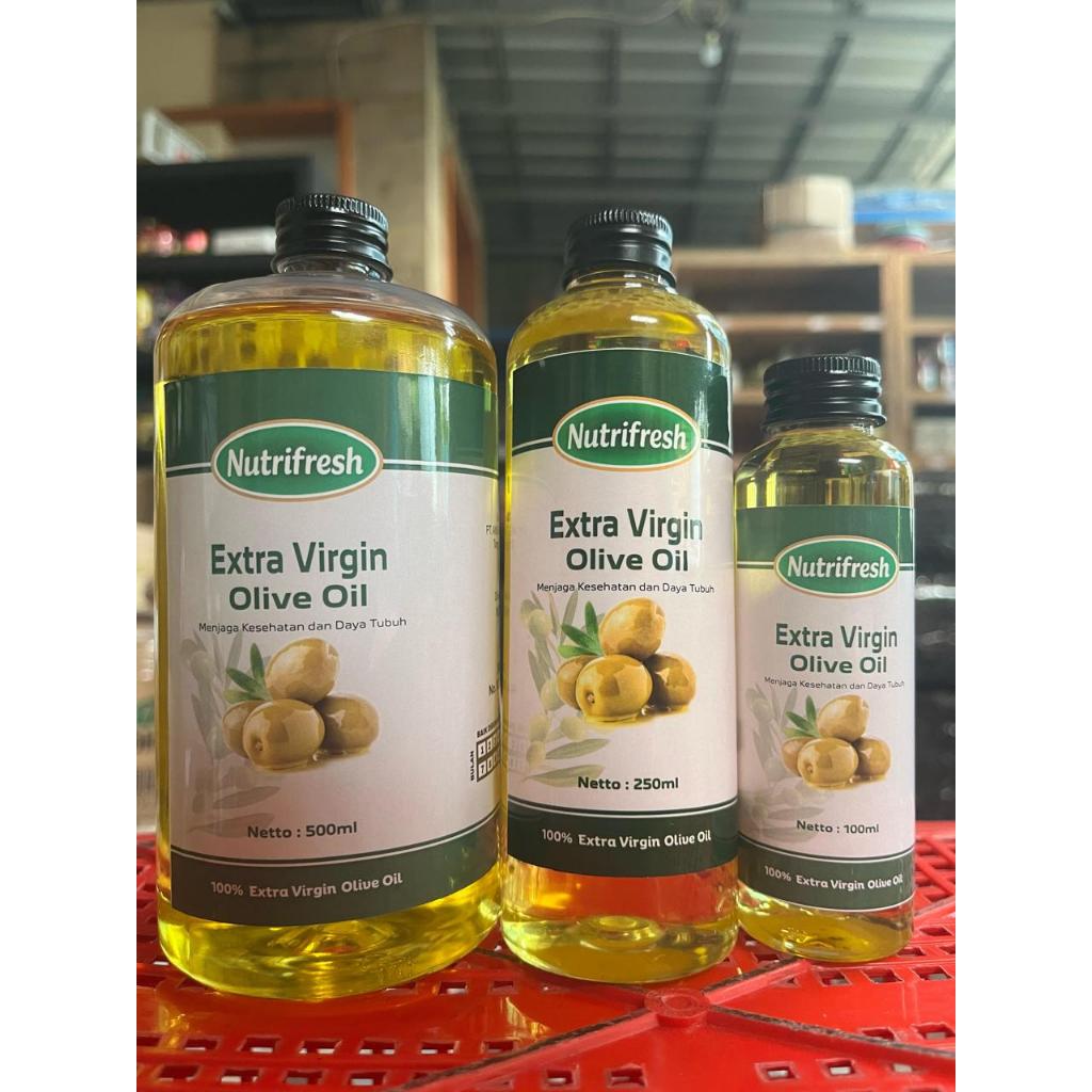 

NUTRIFRESH MINYAK ZAITUN OLIVE OIL EXTRA VIRGIN OLIVE OIL 500ML||250ML||100ML||60ML POMACE 500