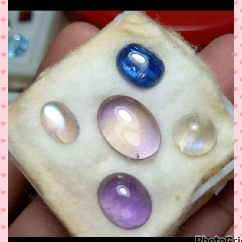 natural batu permata mulia kristal bening