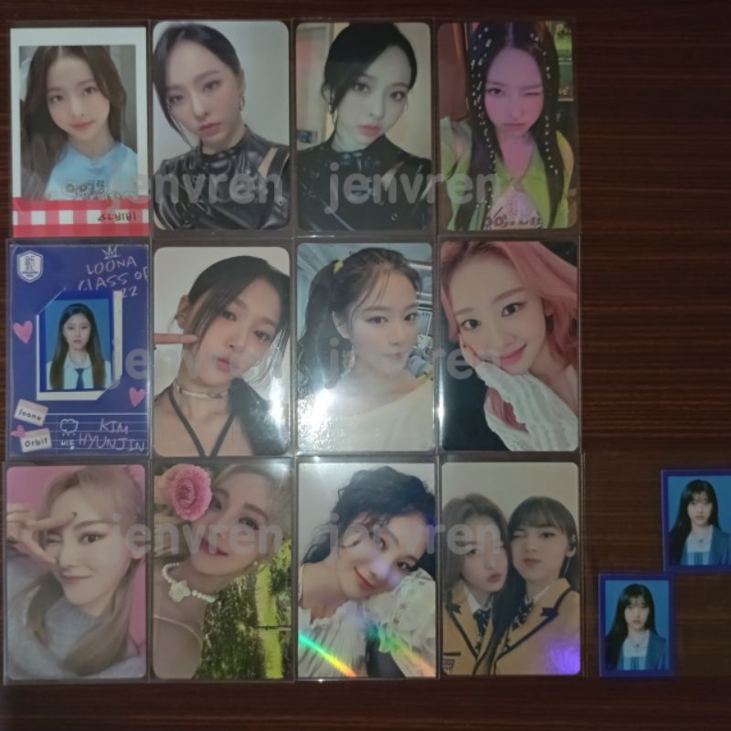 [BACA DESKRIPSI] Various PC Photocard Loona Loossemble Artms Hyunjin Vivi Jinsoul Yves Hyeju Olivia 