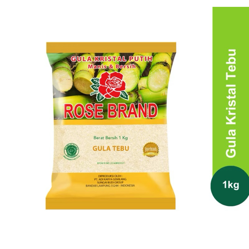 

Rose Brand - Gula Kristal Kuning 1 kg