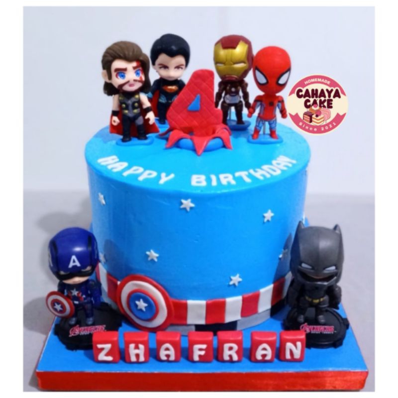 

Avenger Cake / Kue Ulang Tahun Avenger / Kue Ultah Marvel / Marvel Cake