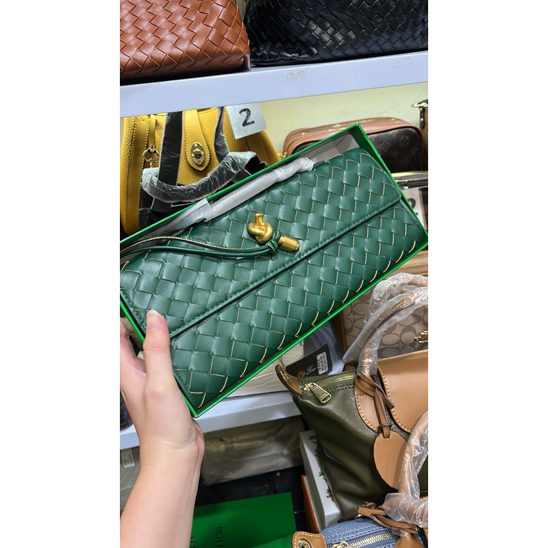 Bottega anyam handbag clucth wanita freebox Venetta