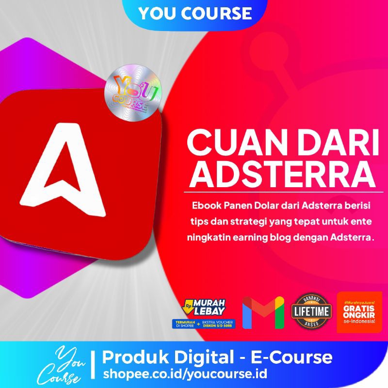 CUAN DARI ADSTERRA course strategi yang tepat untuk ente ningkatin earning blog dengan Adsterra