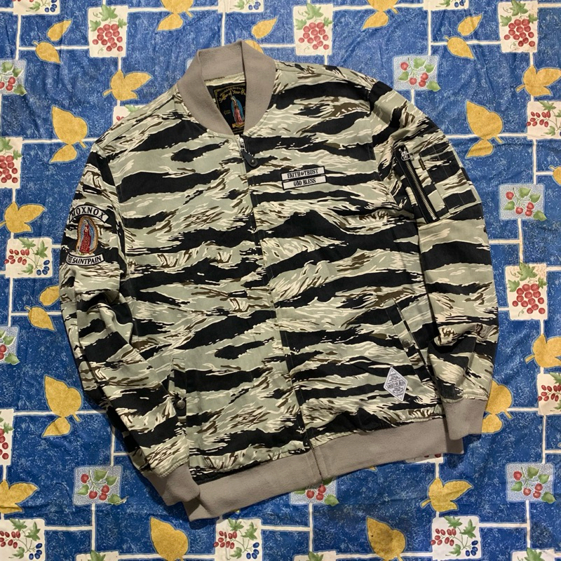 BOMBER AVIA-CAMO TIGER JACKET ZIP UP BY SAINTPAINT