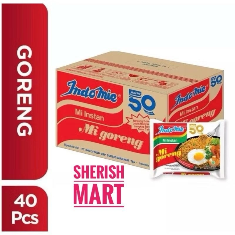 

Indomie goreng 1 Duss isi 40 pcs