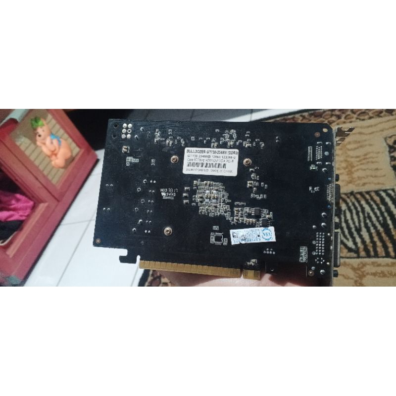 VGA GT 730 2gb DDR3 128bit FAKE merk Bulldozer