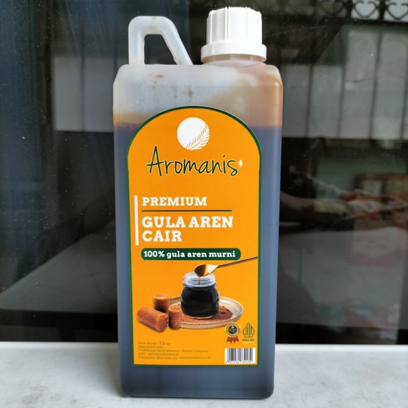 

Gula aren cair Aromanis 1,2kg 1 carton