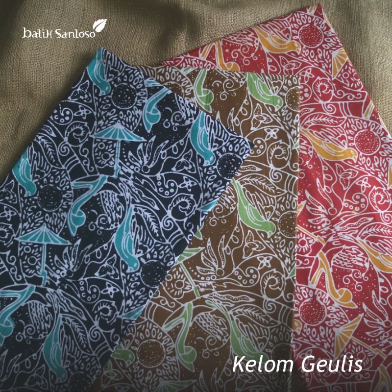 Batik Santoso Kelom Geulis - Kain Batik Cap Colet