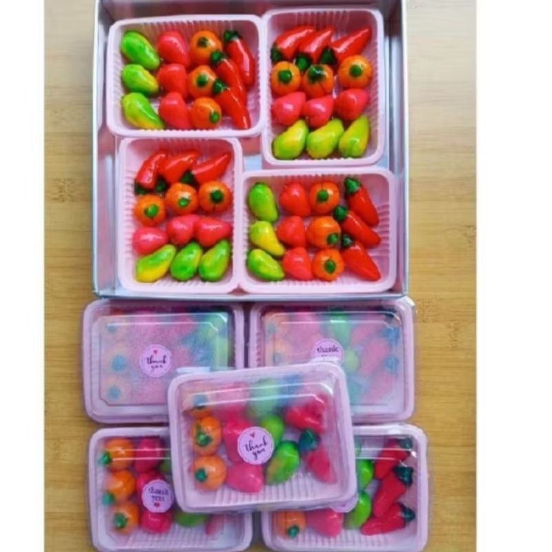 

lukchup kueku semika | kue lucu lukchup buah-buahan pengiriman khusus daerah sekitaran Palembang Sumsel