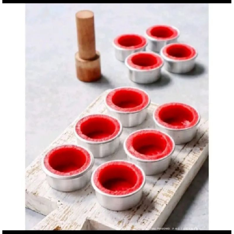 cetakkan kue tart mini/cetakkan tart mini 1 set /cetakkan tart anti lengket.