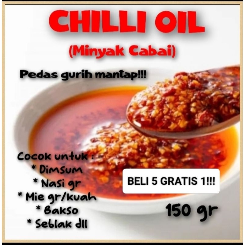 

CHILLI OIL 150ml SUZANNA 88 paling enak!!!