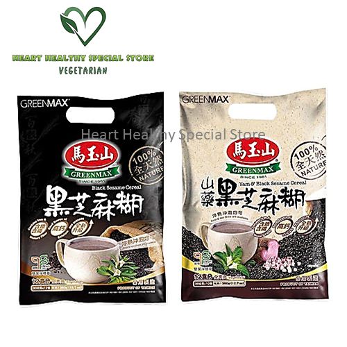 

Black Sesame Cereal Nutrisi Ginjal Menghitamkan Rambut GREENMAX Sereal Wijen Hitam & Ubi Alami