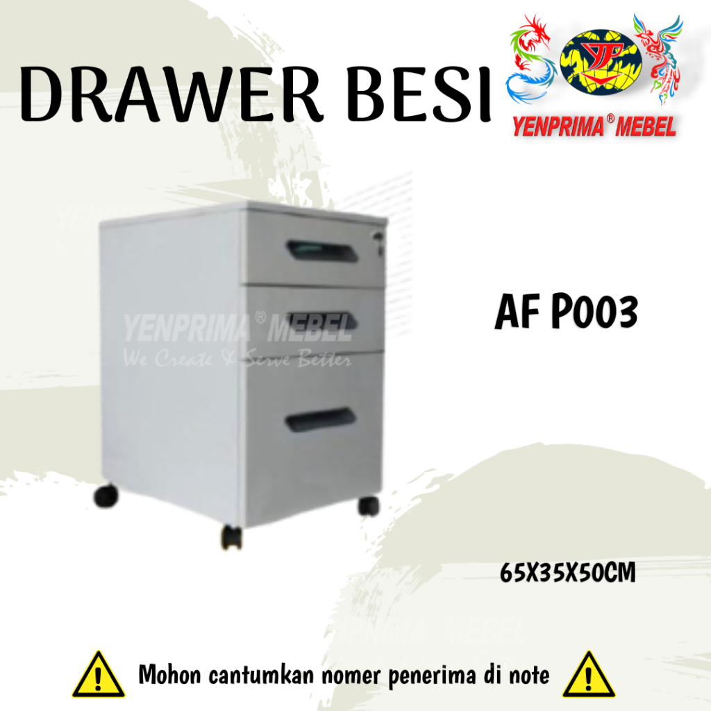 DRAWER BESI AF P003/LEMARI LACI/LACI DORONG