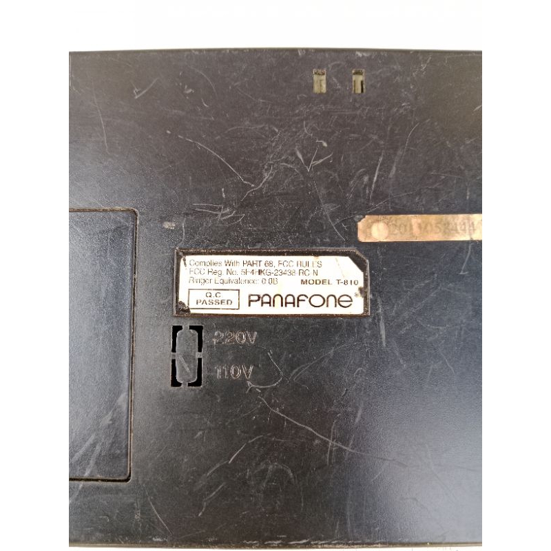 Tapedeck Tape Cassette Player, |Pemutar KasetPANAFONE T-810