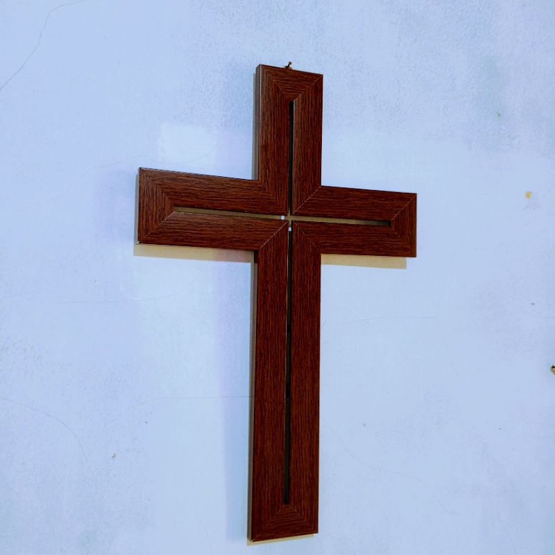 Salib Kristen / pajangan hiasan dinding rohani / Hiasan Kristen Rohani ruang tamu