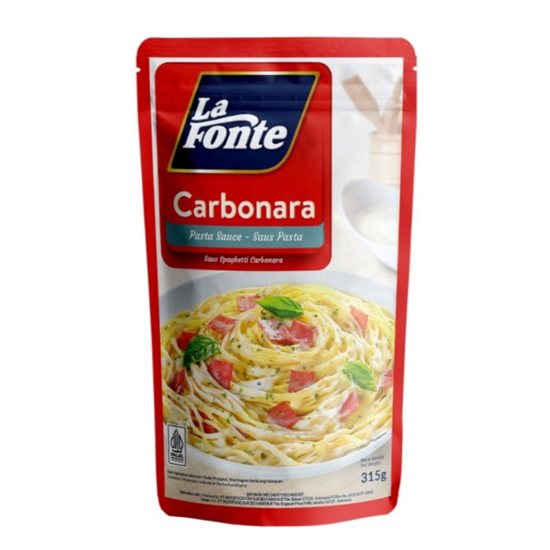 

La Fonte Saus Pasta Carbonara 315gr