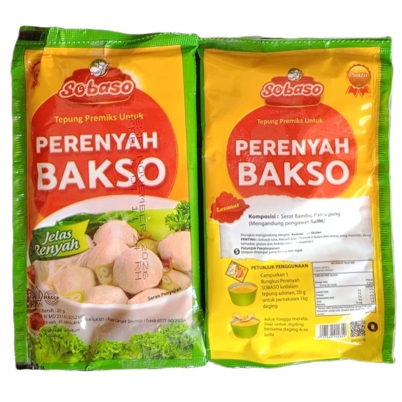 

Perenyah bakso Sobaso 20 gr