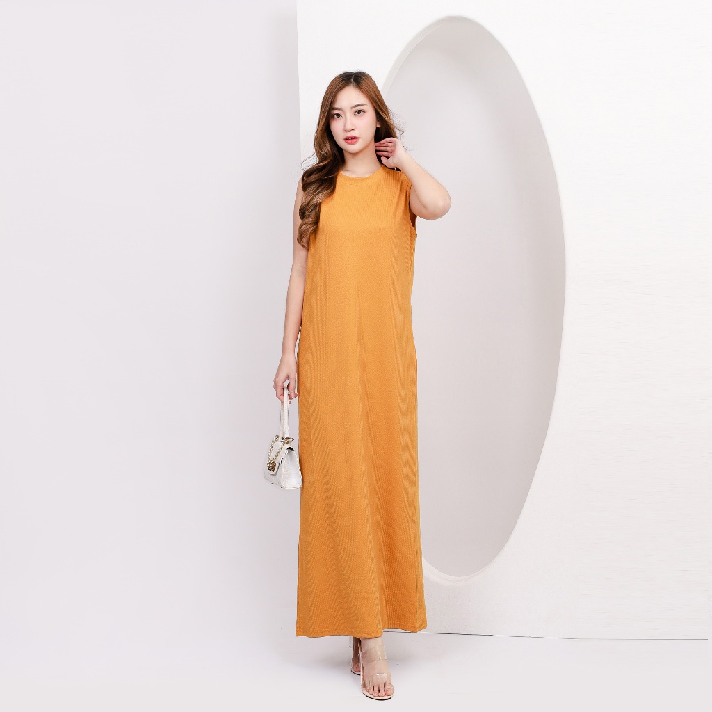 INNER ANYA KNIT HIGH QUALITY / INER DRESS / INER GAMIS TANPA LENGAN / INER SPAN KNIT
