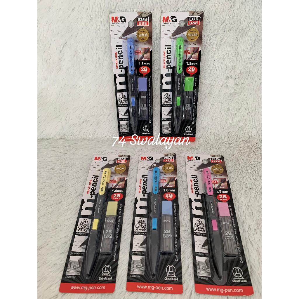 

M&G MECHANICAL PENCIL 1.8mm 2B + REFILL HAMP0173