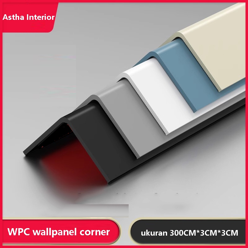 WPC CORNER/penerapan Wall Panel WPC/ukuran300cm*3cm*3cm