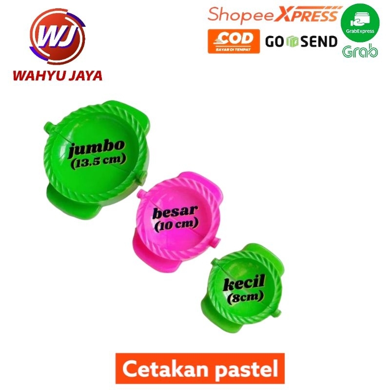 Cetakan pastel plastik 3 in 1