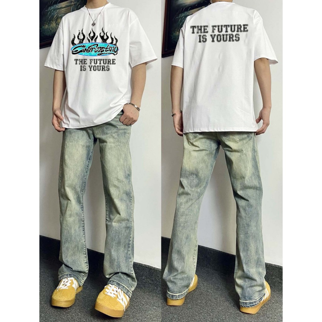 kaos vintage|Merek fesyen jalanan huruf api baju distro pria original 100% ori|kaos distro pria|baju