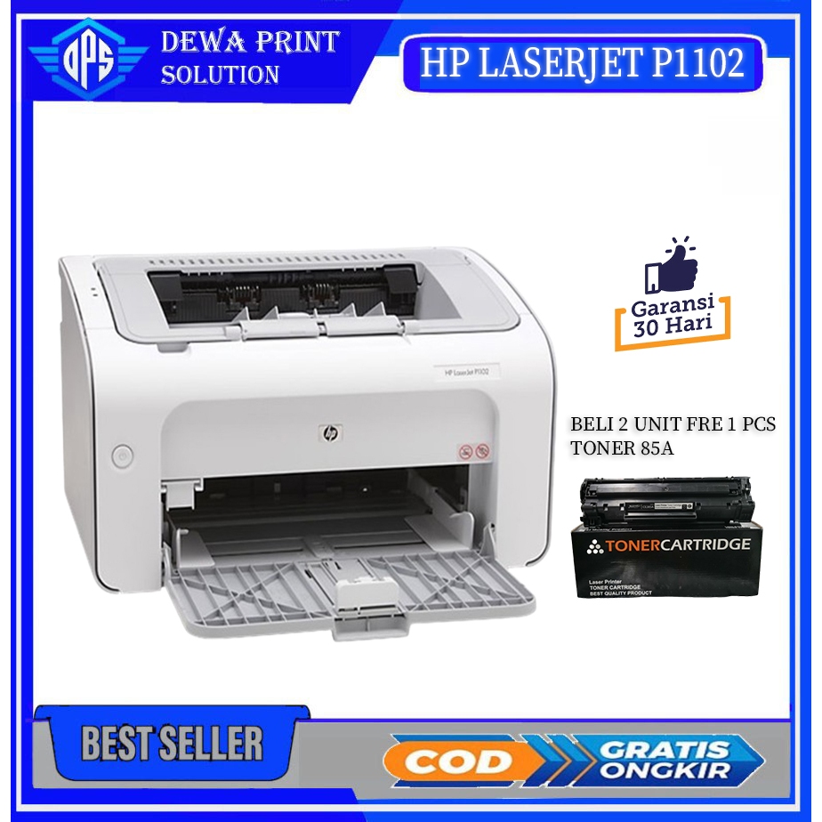 Printer Hp Laserjet P1102 P 1102 Toner 85a