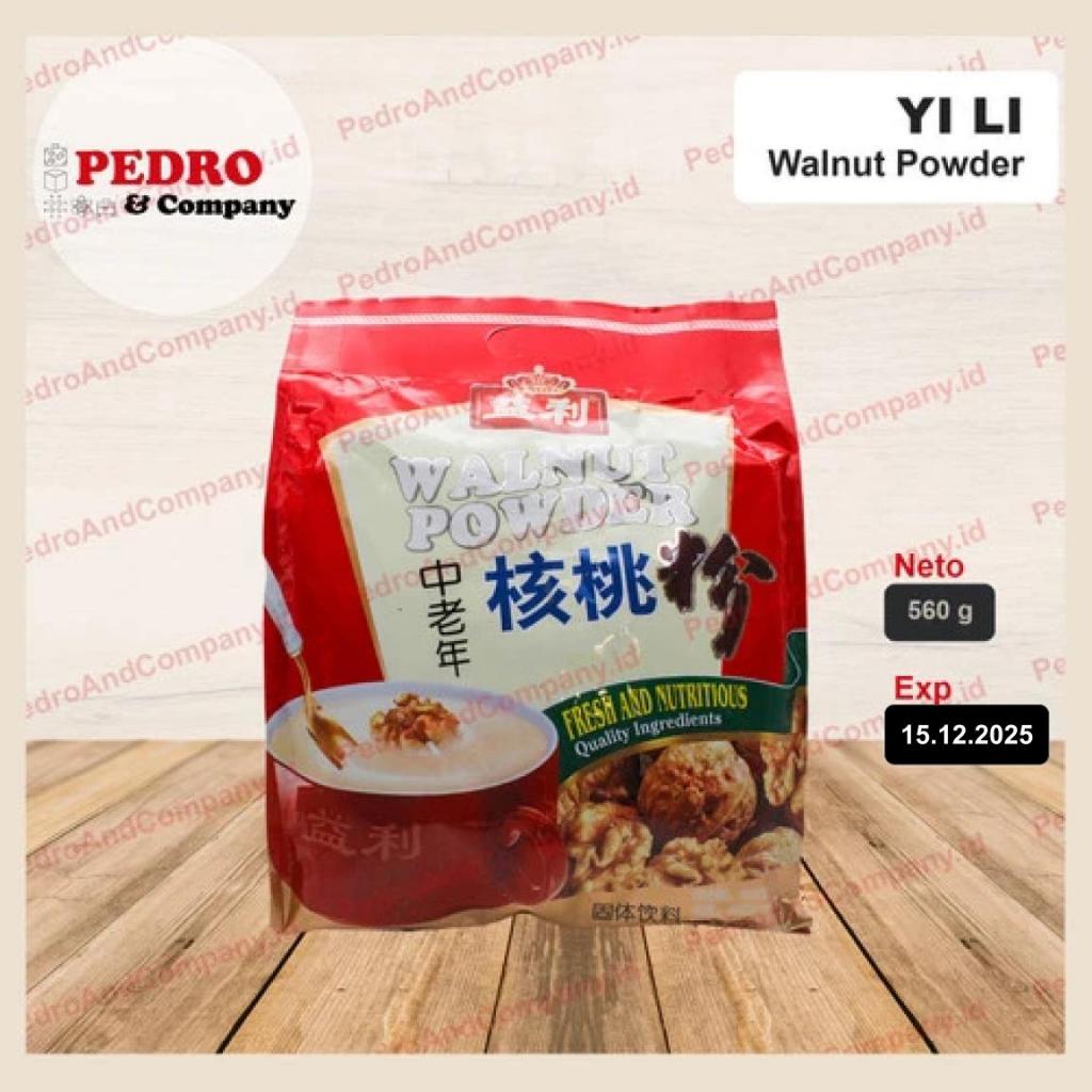 

Yi li walnut powder 560 gram (40gr x 14 sachet) - minuman drink kacang