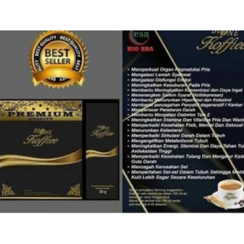 

Bione Koffie Kopi Stamina Pria Kuat Tahan Lama BPOM HALAL MUI