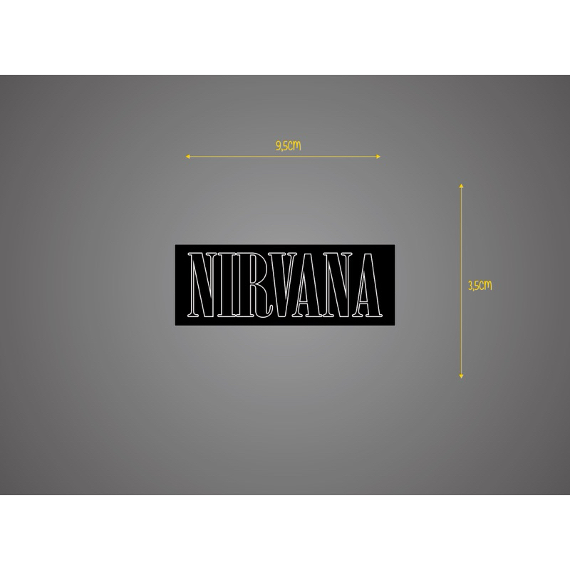 

NIRVANA stiker band pack grunge rock skena indie esthetic laptop helm motor