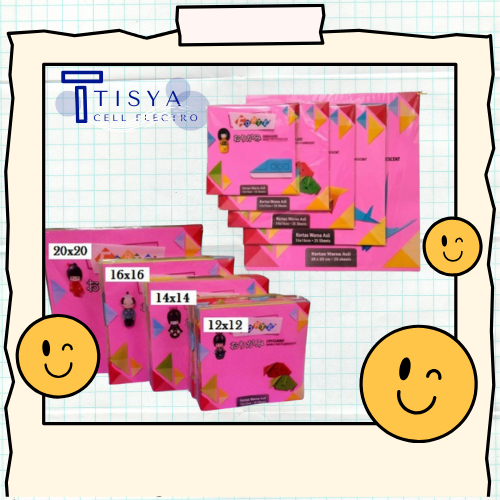 

Kertas Lipat Origami Forte 10 Warna Ukuran 12x12 / 14x14 / 16x16 / 20x20