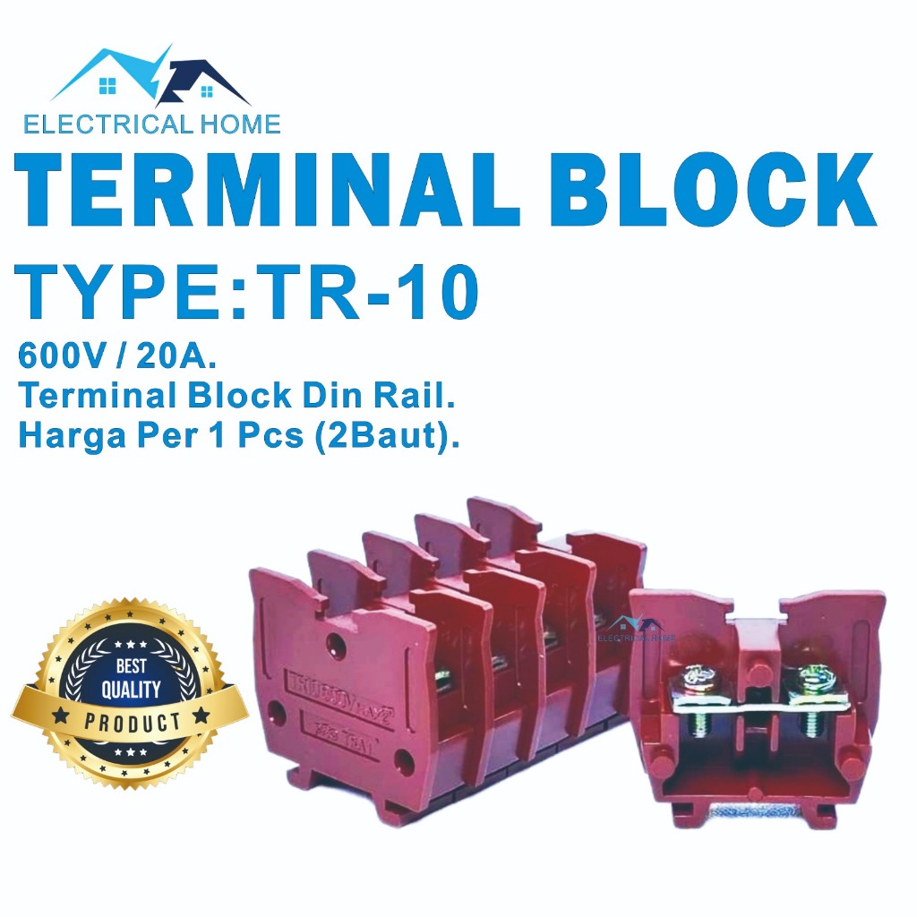 TERMINAL BLOCK TR-10 DIN RAIL MODEL  KASUGA