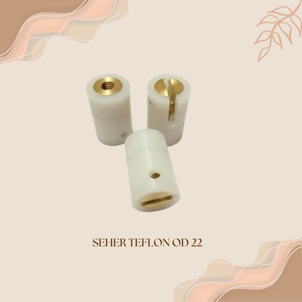 Seher teflon putih od 22/25