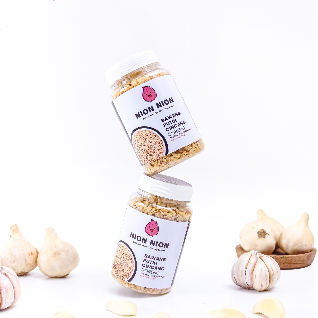 

Bawang Putih Goreng Garlic Cincang Brambang Putih Cacah Cincang 150 Gram Kemasan Botol