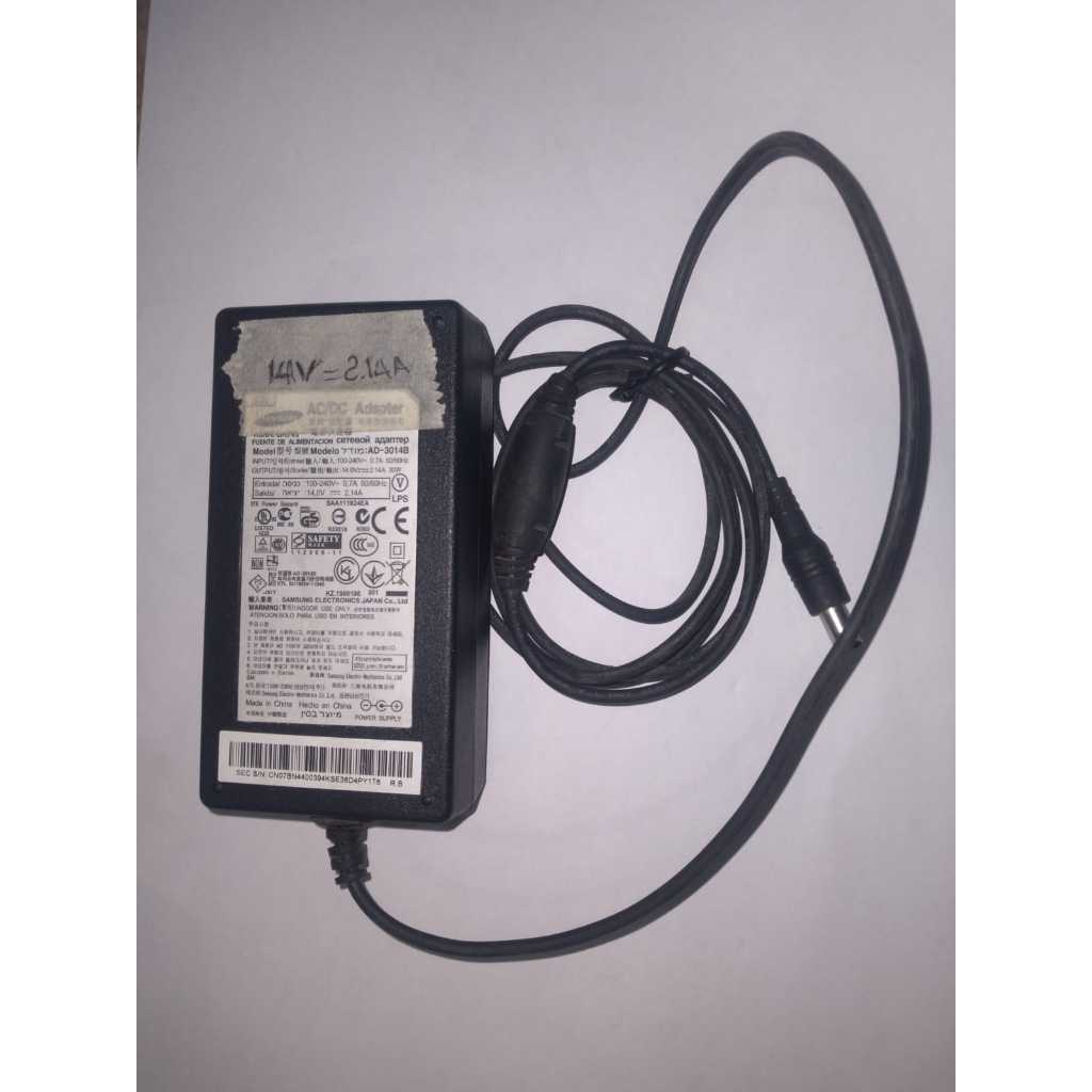 AC/DC ADAPTOR 14V=2.14A SAMSUNG