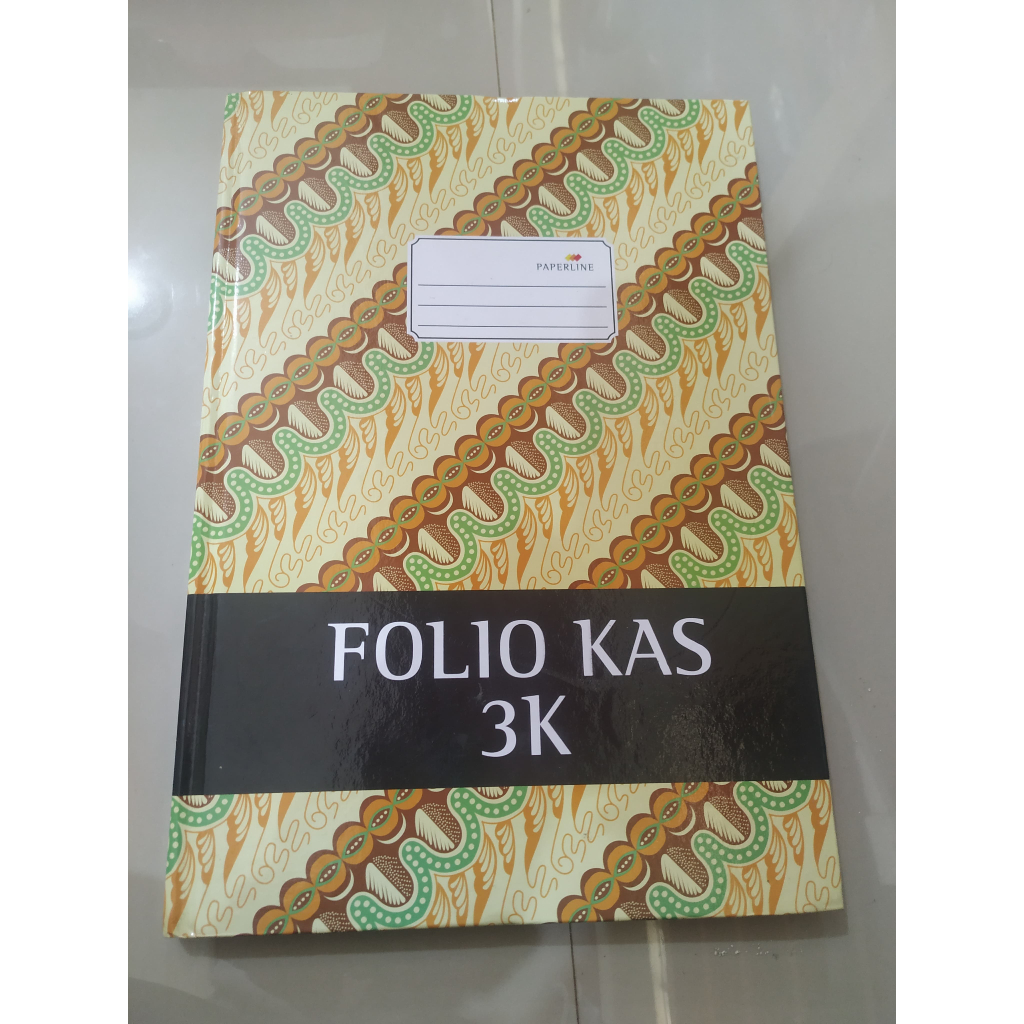 

Buku Kas Folio 3k Hardcover Merk Paperline Debet Kredit Saldo 100 Lembar