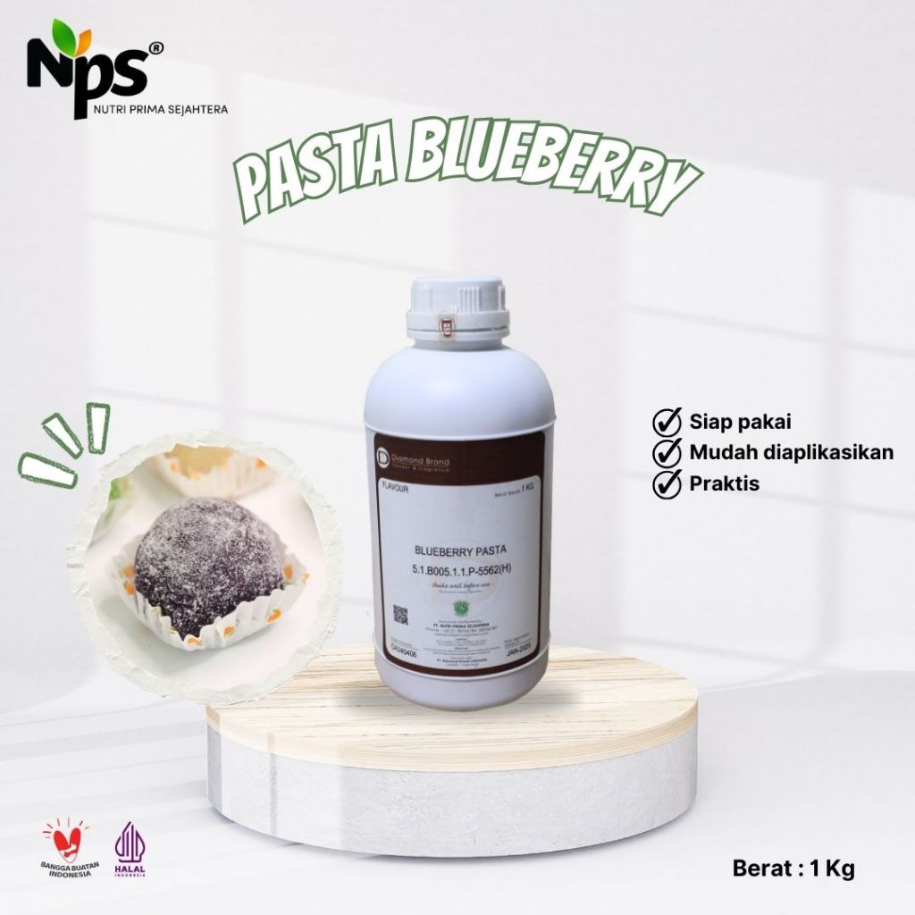 

Pasta Blueberry / Pasta Aroma dan Warna Blueberry