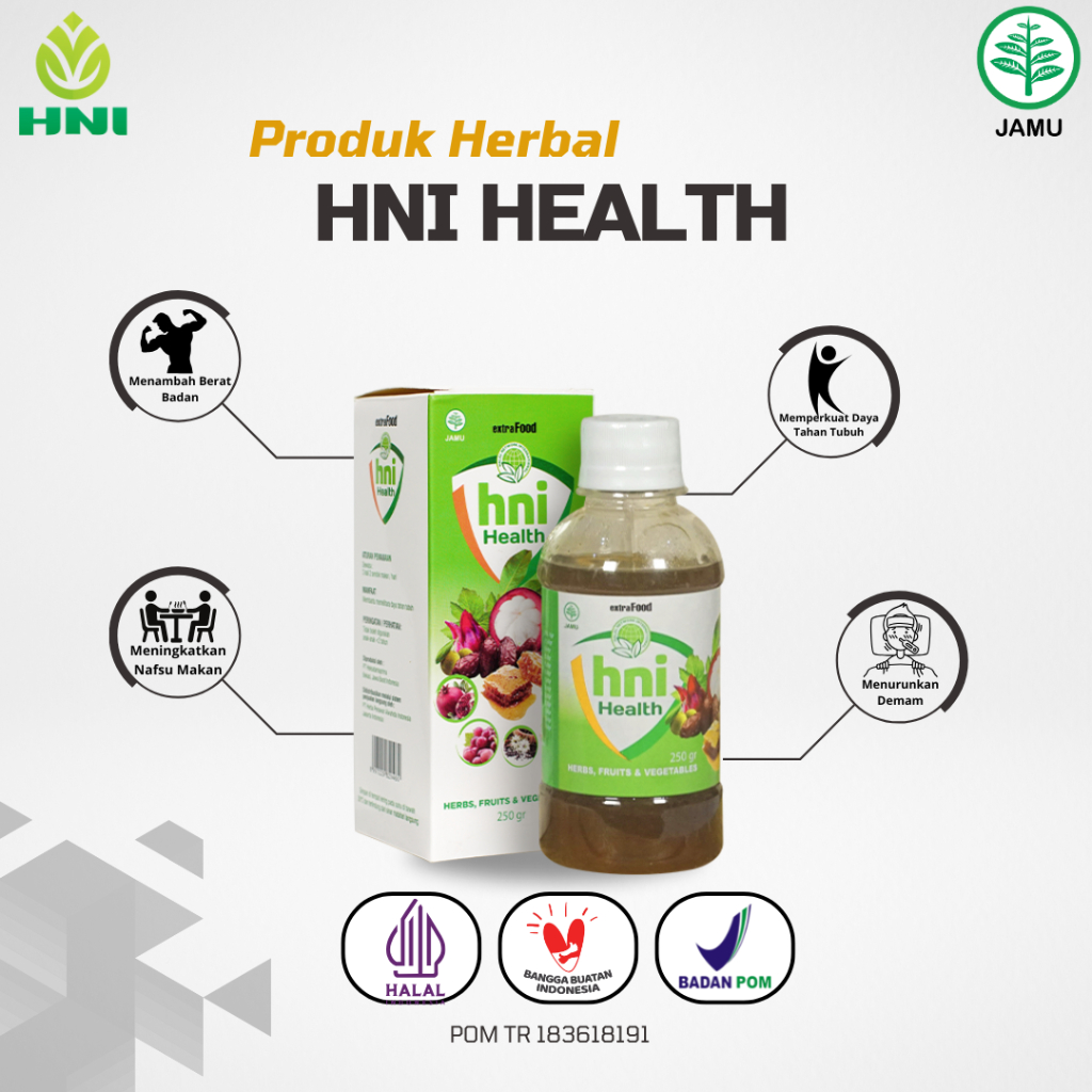 

Madu HNI Health Suplemen Kesehatan Keluarga Menambah Nafsu Makan Anak