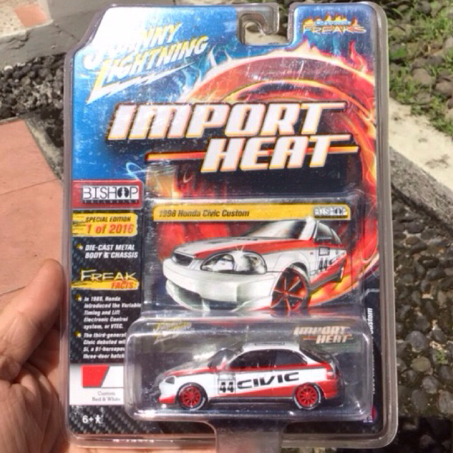 DIECAST HONDA CIVIC 1/64 BAN KARET JOHNNY LIGHTNING