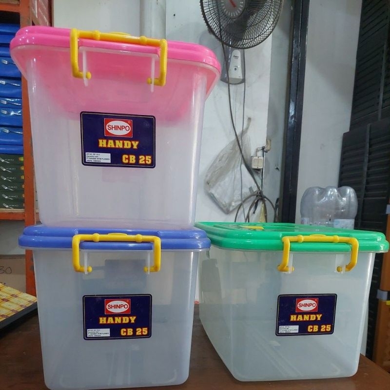Box Container Shinpo CB 25 / Box Plastik Organizer Merek Shinpo