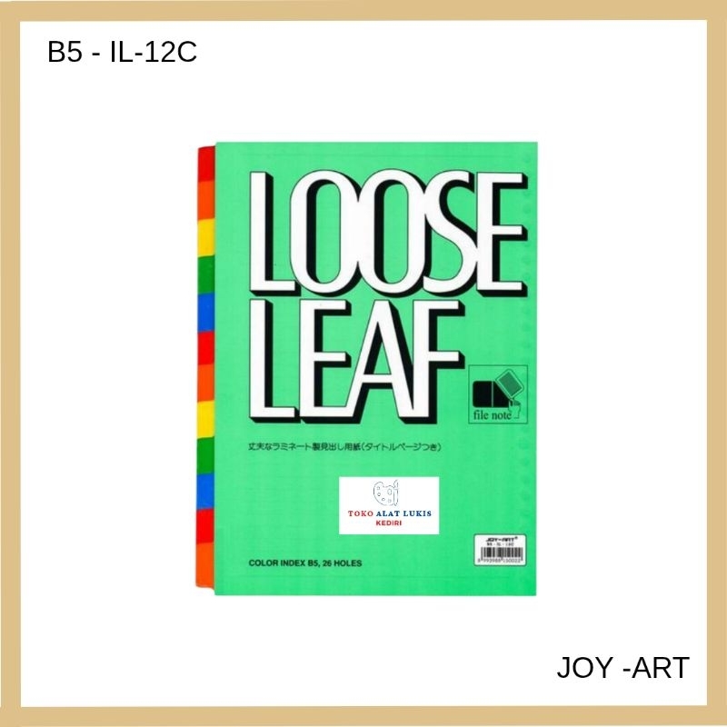 

Pembatas Color Binder Note B5